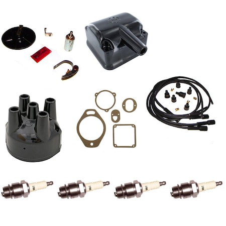 Aic Replacement Parts H4 Magneto Kit w/ Coil Fits FARMALL A, AV, B, BN, C, H, HV Tractor KT-ELV70-0021